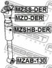 FEBEST MZAB-130 Bush, shock absorber